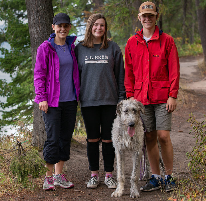 family walk