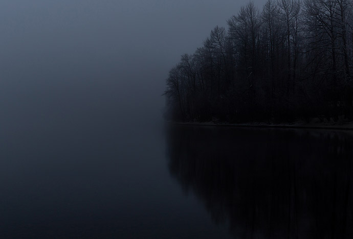 foggy reflection
